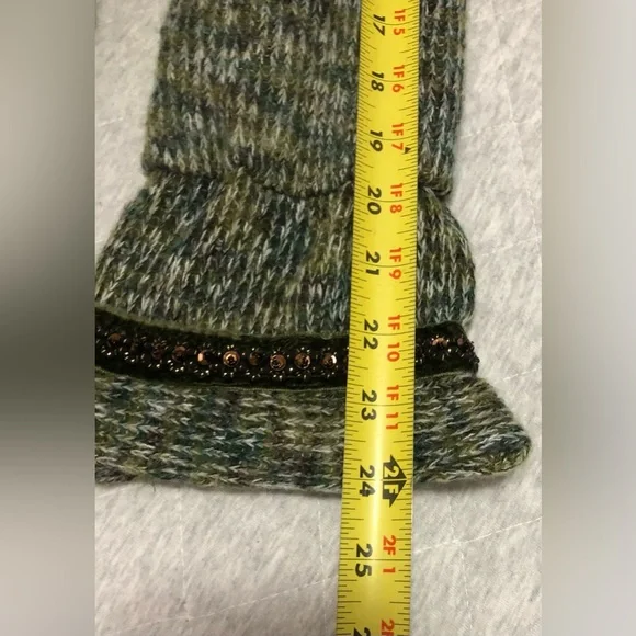 Fantazia long green sweater/coat - Picture 11 of 12